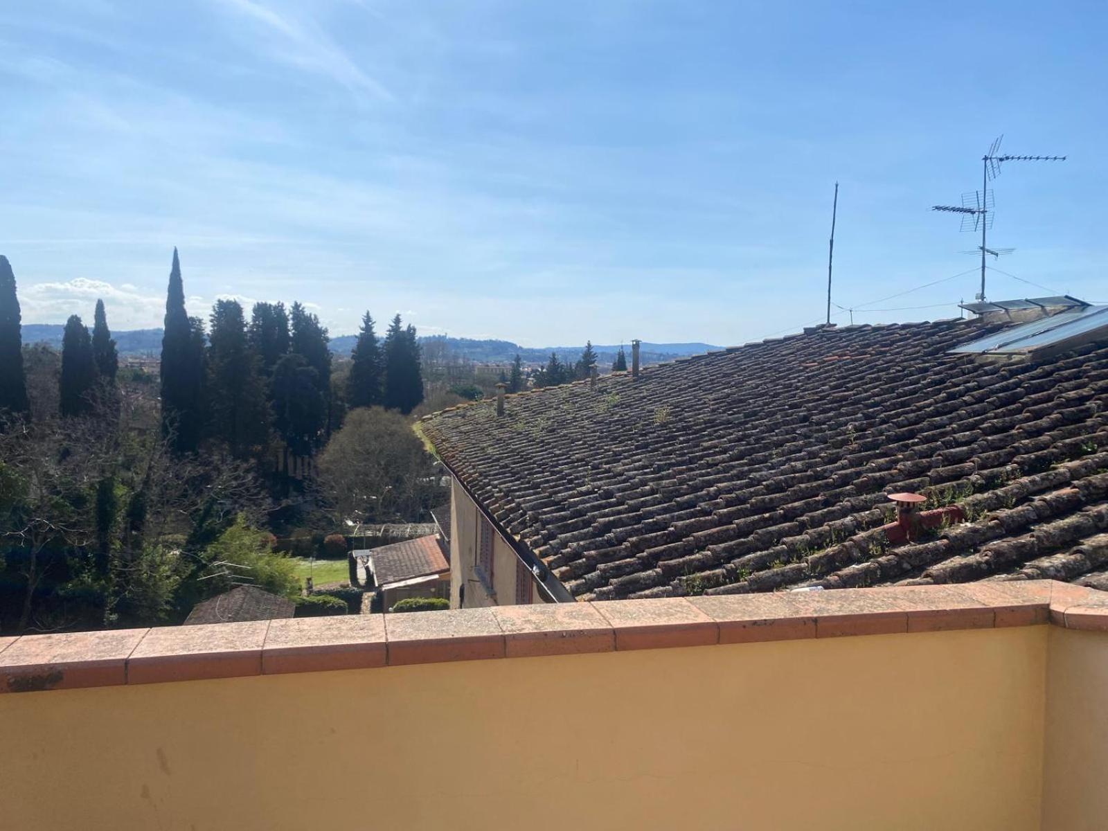 Ferienwohnung Mansarda Salviatino Florenz Exterior foto
