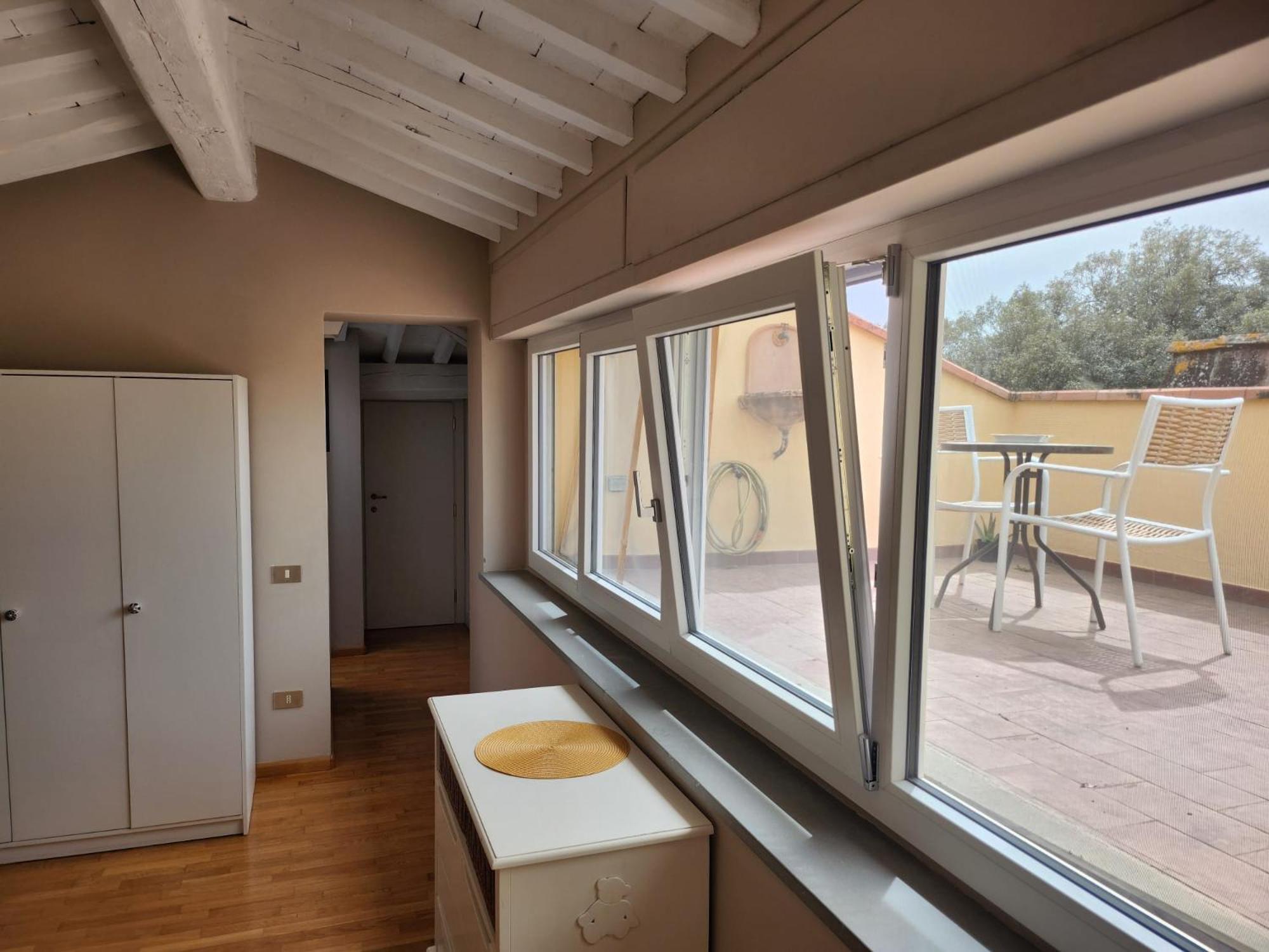 Ferienwohnung Mansarda Salviatino Florenz Exterior foto